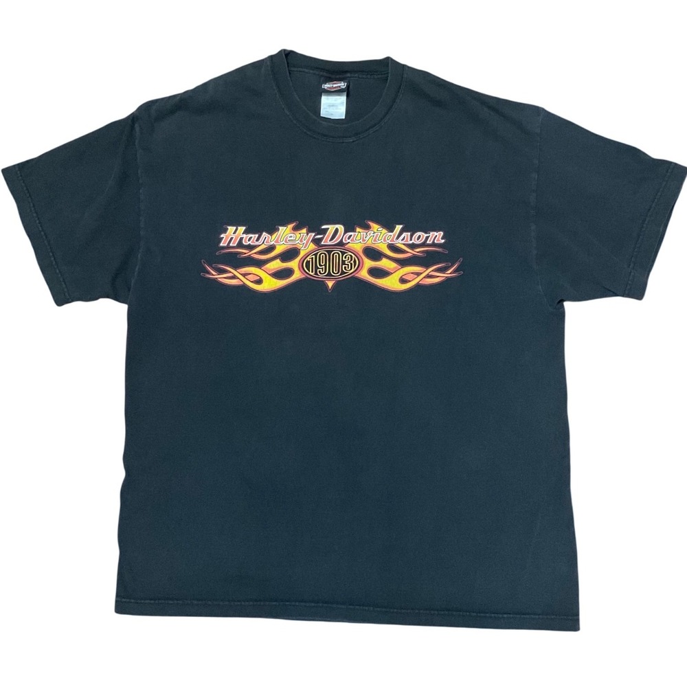 Harley-Davidson 1903 Flames Graphic T-Shirt Mens XL Harley Haven Virginia Beach